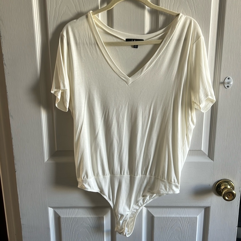 White T-Shirt Bodysuit
